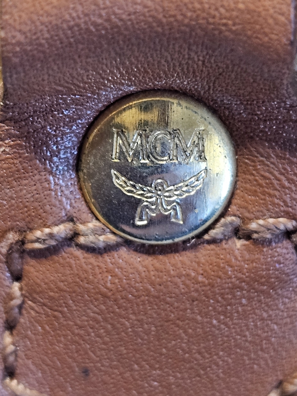 Vintage MCM Mini Boston Barrel Bag - Picture 7 of 11